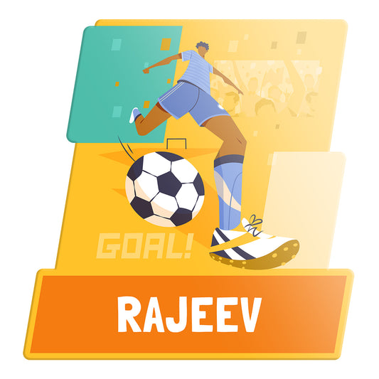Name Boards - FootBall Goals Boy