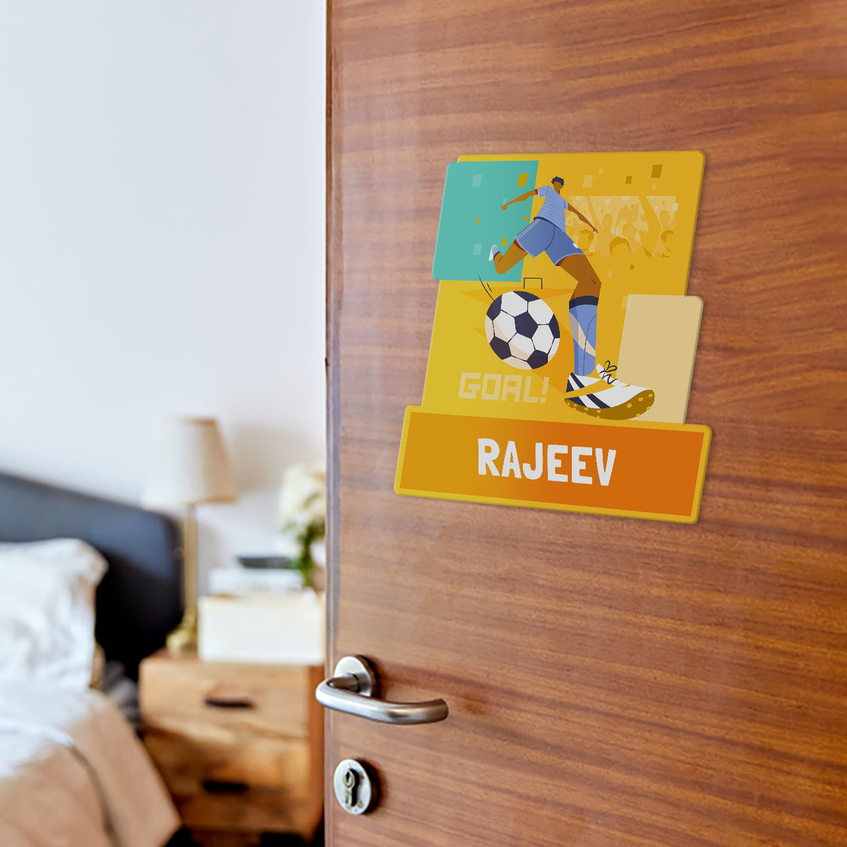 Name Boards - FootBall Goals Boy