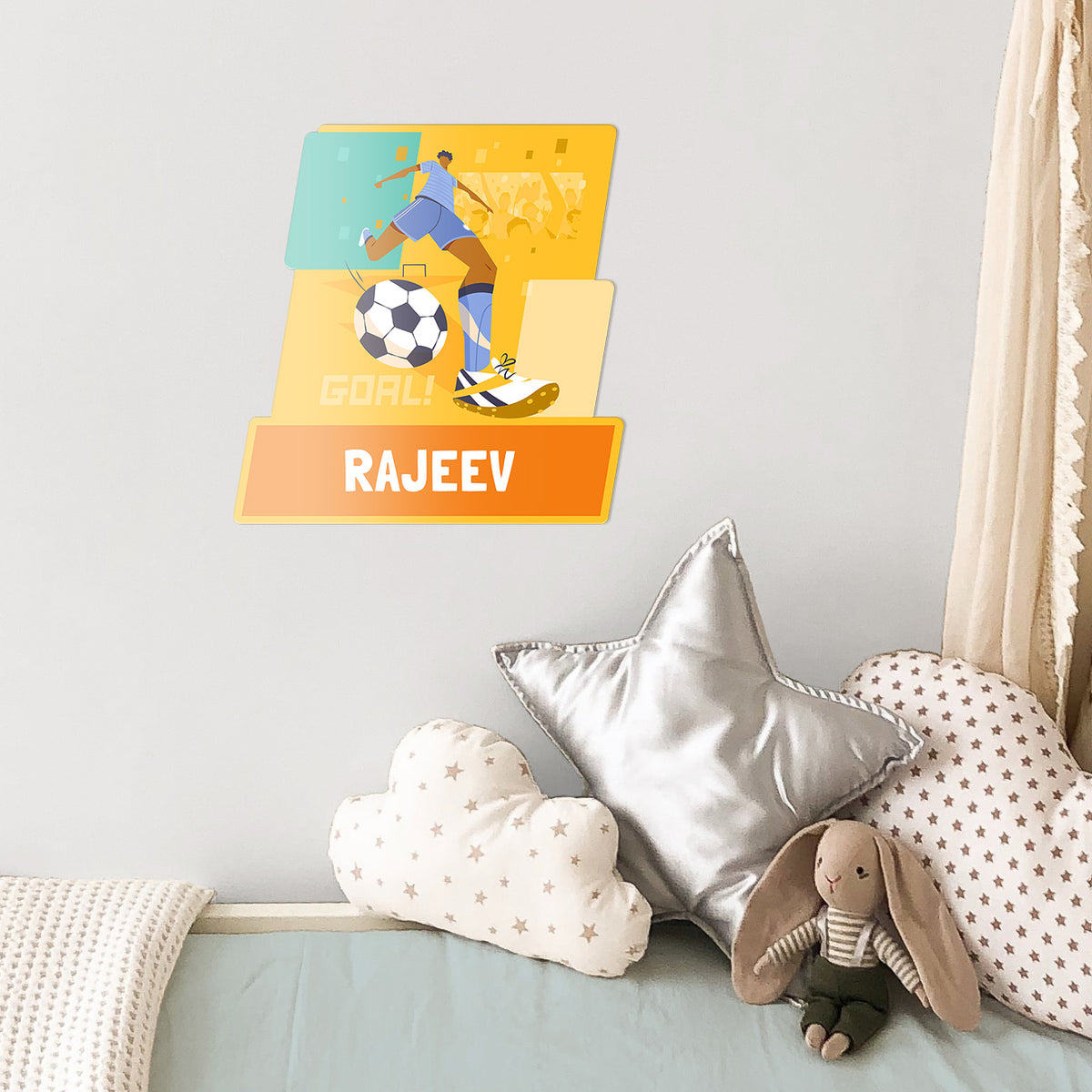 Name Boards - FootBall Goals Boy