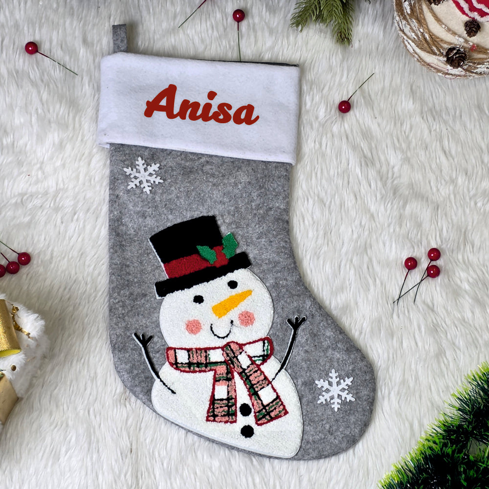 Winter Buddies Stocking - Snowman