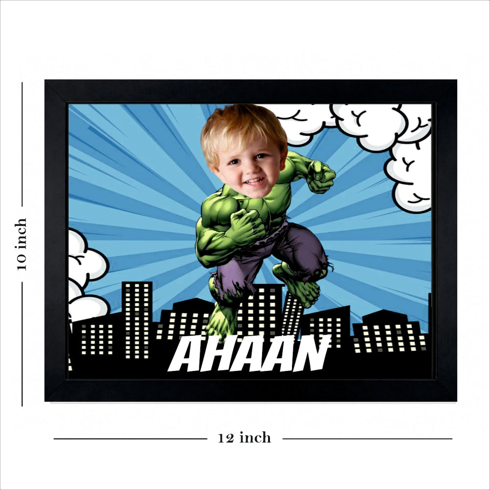 Wall Frame - Little Hulk Hero