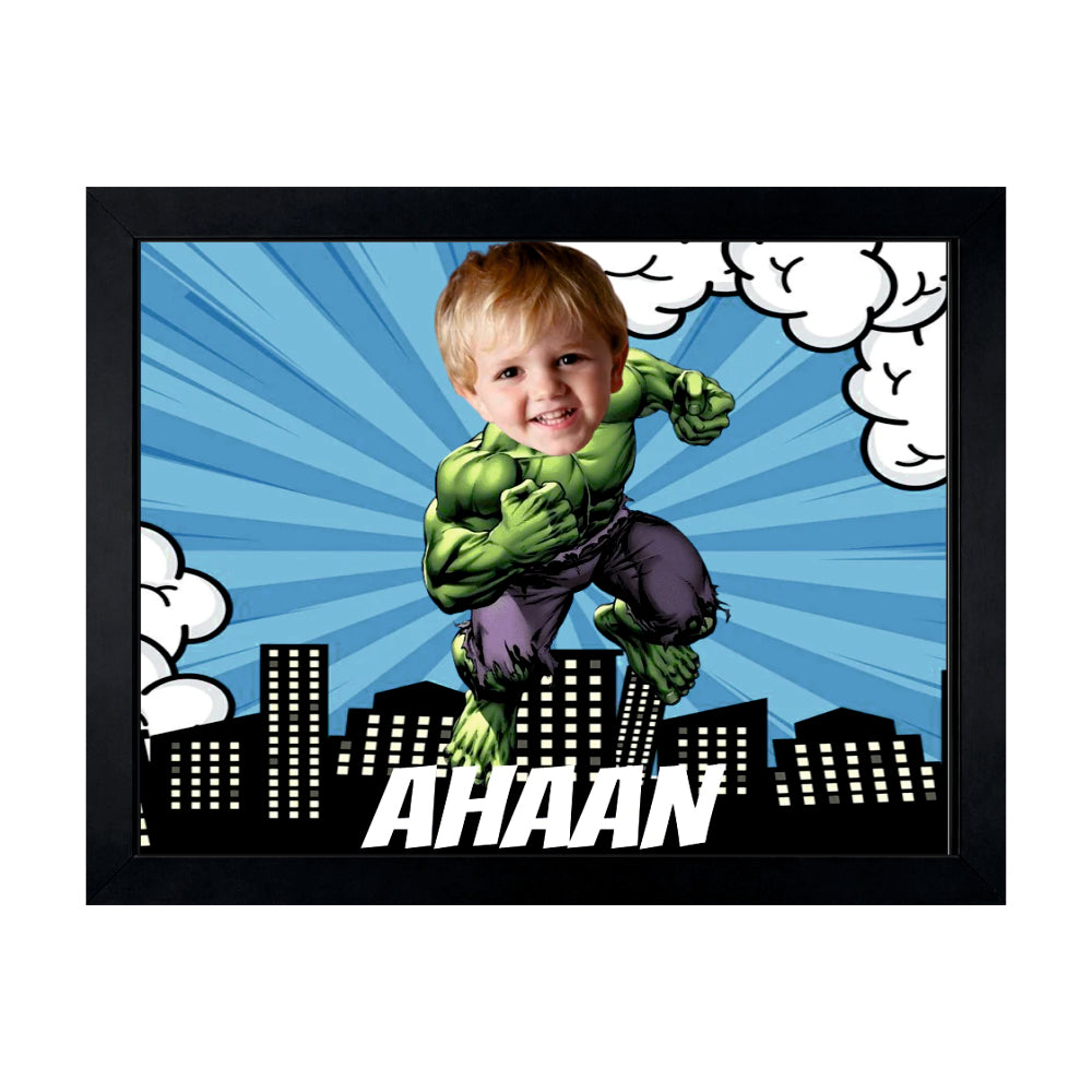 Wall Frame - Little Hulk Hero