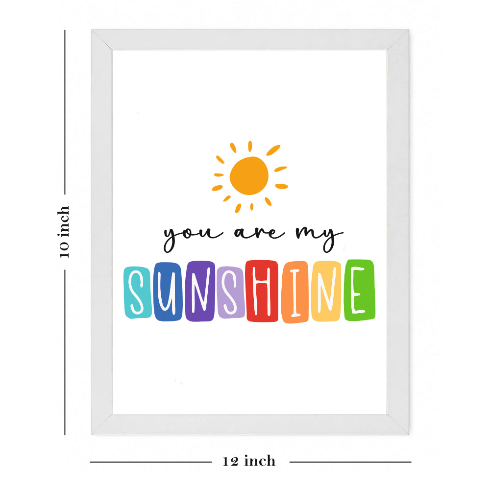 Wall Frame - You Are My Sunshine