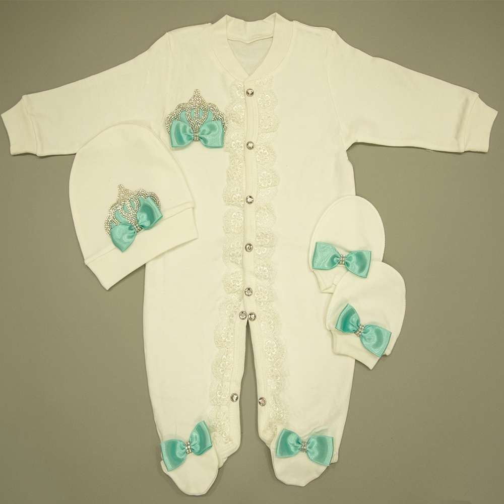 Peruvian Romper Set- Green