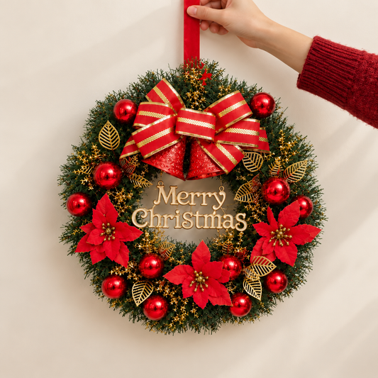 15" Holiday Radiance Wreath