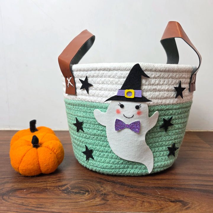 Trick-or-Treat Basket – Sparkle Ghost