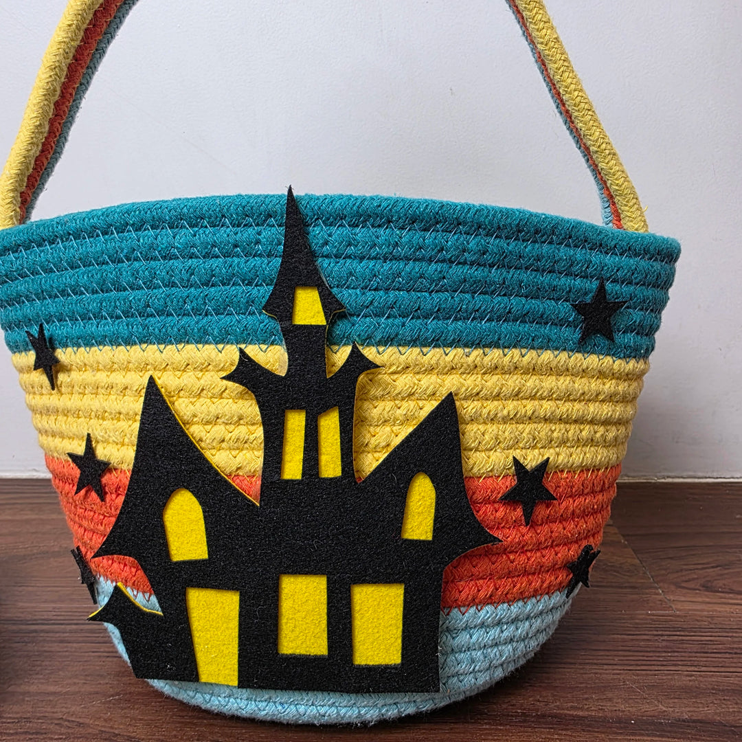 Trick-or-Treat Basket – Haunted House