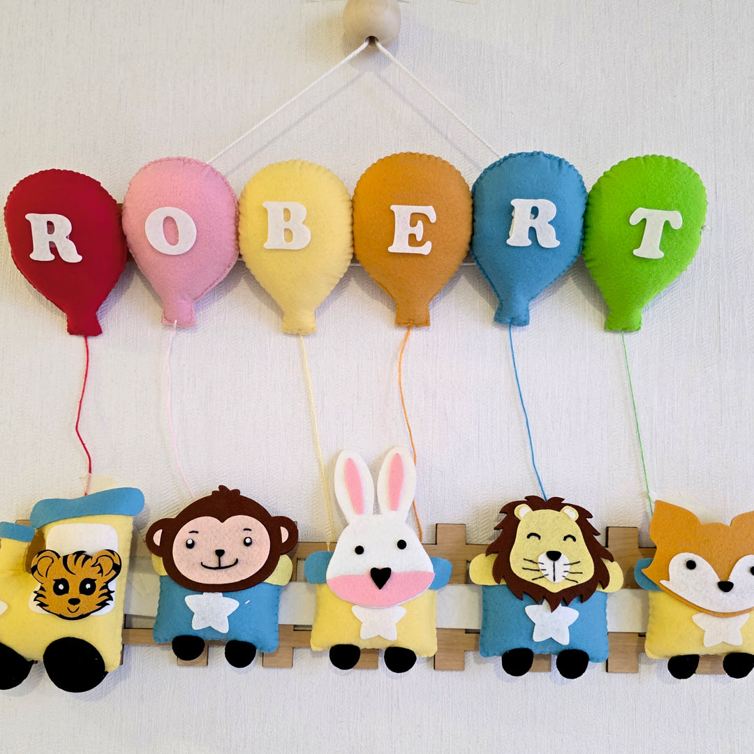 Babble Wrap Balloon Buddies Name Hanging