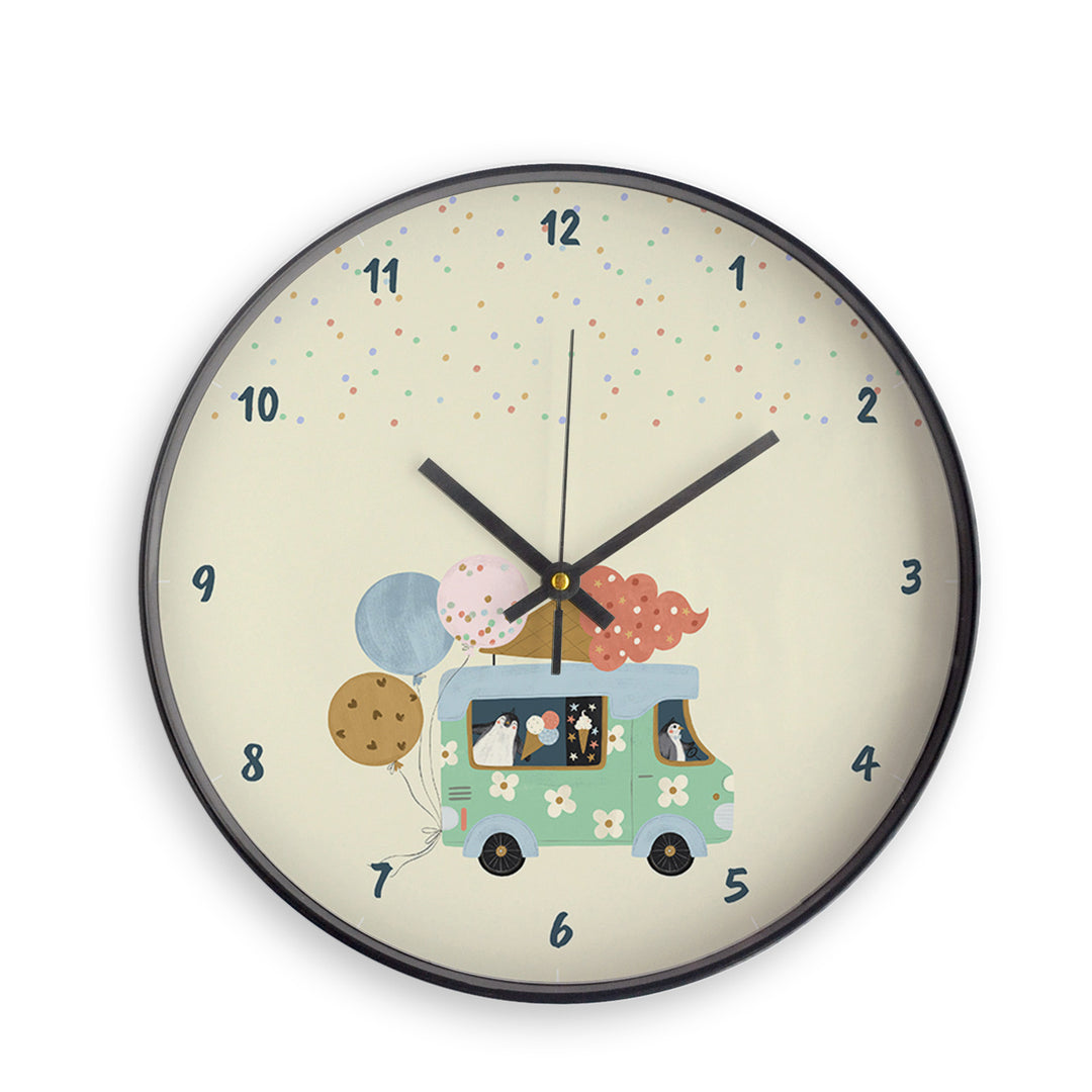 Wall Clock - Ice Cream Fun