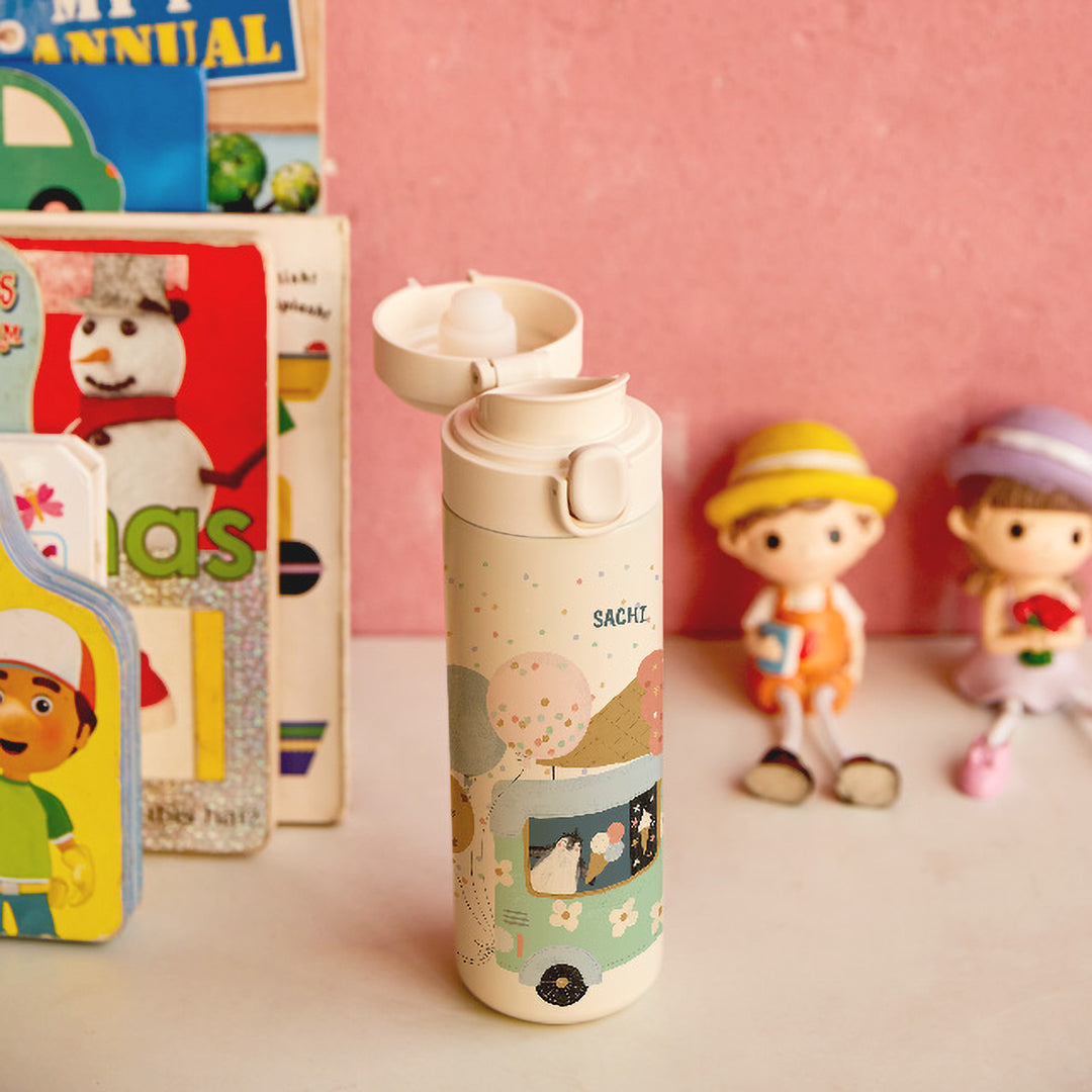 Insulated Water Bottle - Ice Cream Truck