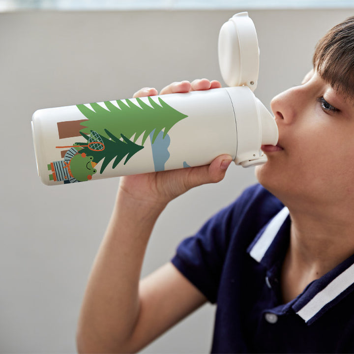 Insulated Water Bottle - Forest Camping