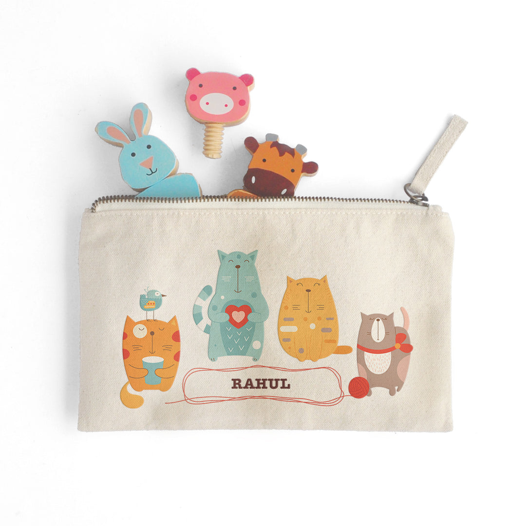 Catch All Pouch - Kitty Cat