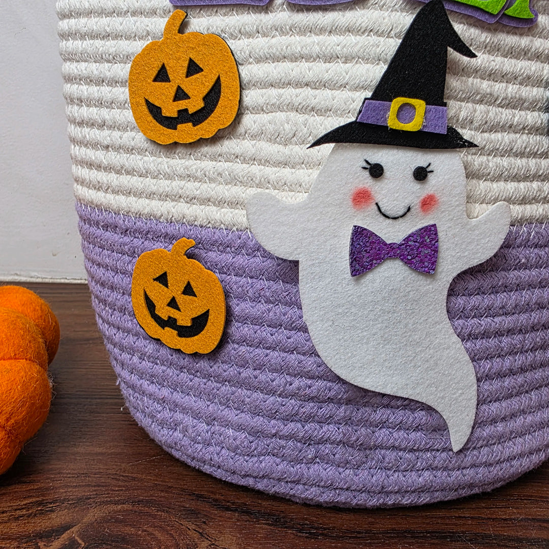 Trick-or-Treat Basket – Boo-tiful Pumpkin Ghost