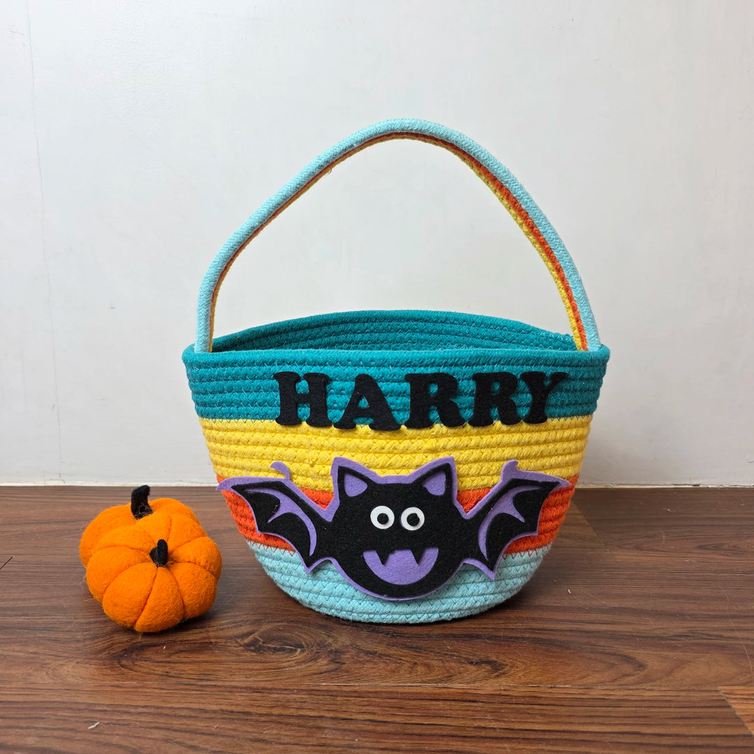Trick-or-Treat Basket – Midnight Bat