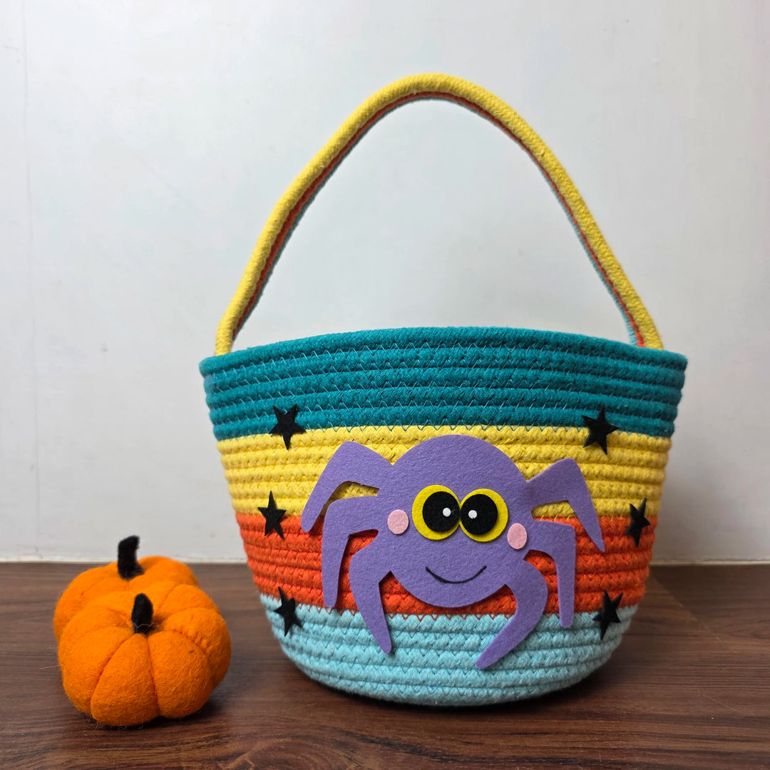Trick-or-Treat Basket – Silly Spider