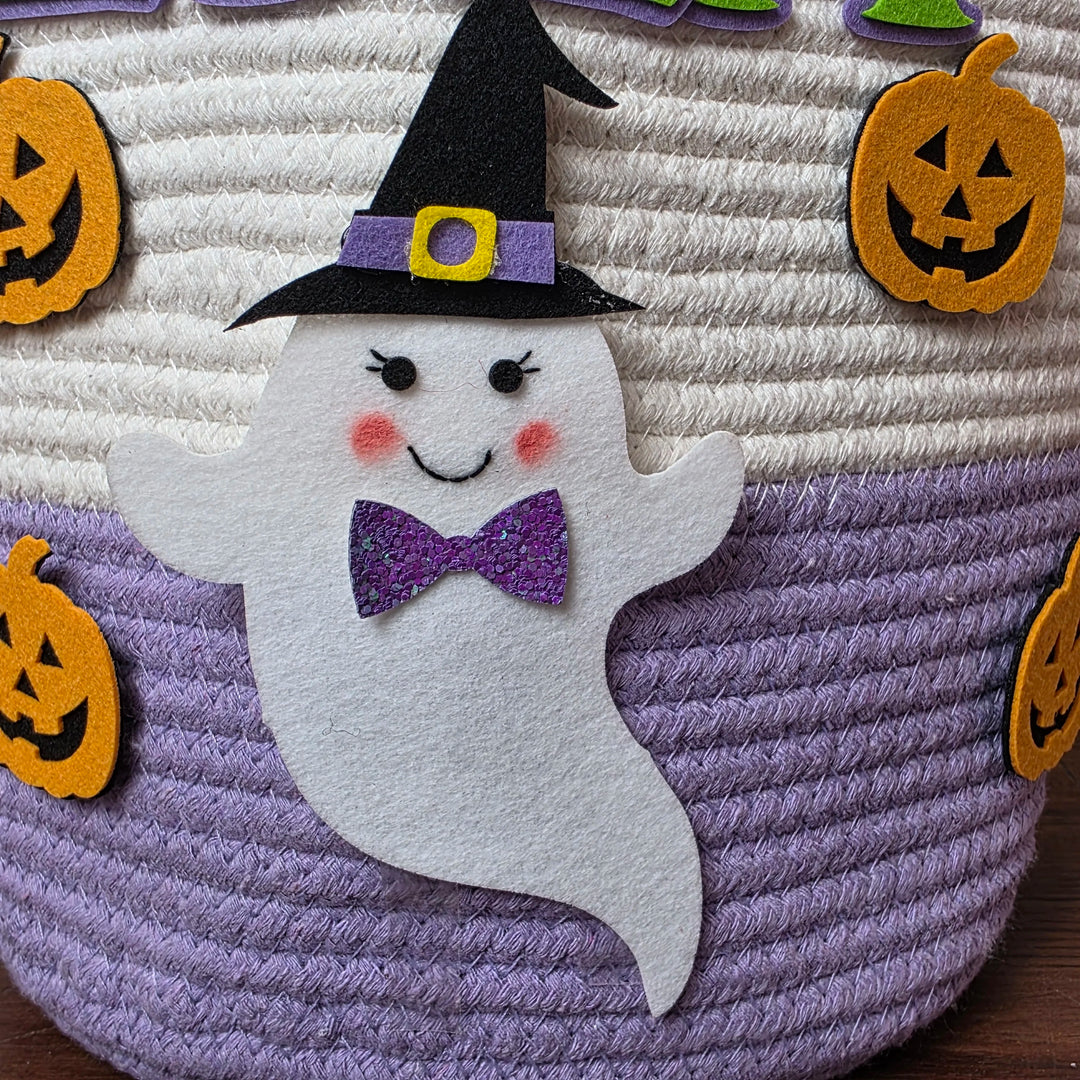 Trick-or-Treat Basket – Boo-tiful Pumpkin Ghost