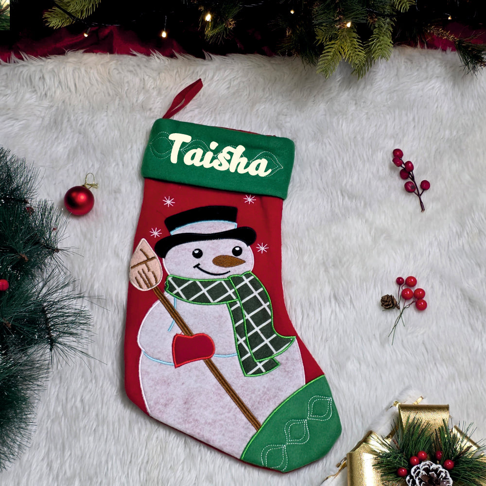 Festive Cheer Stockings - Snowman