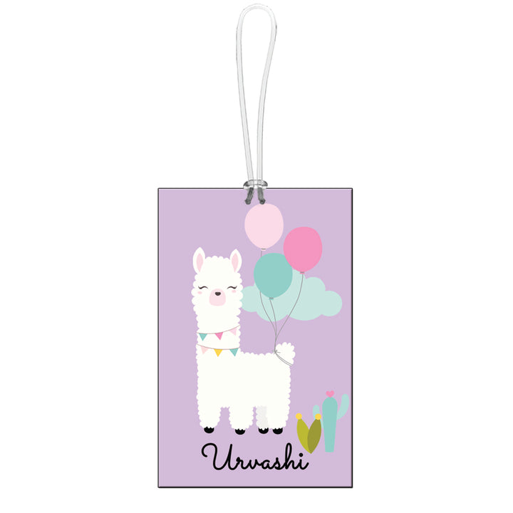 Passport cover + Luggage tag -  llama