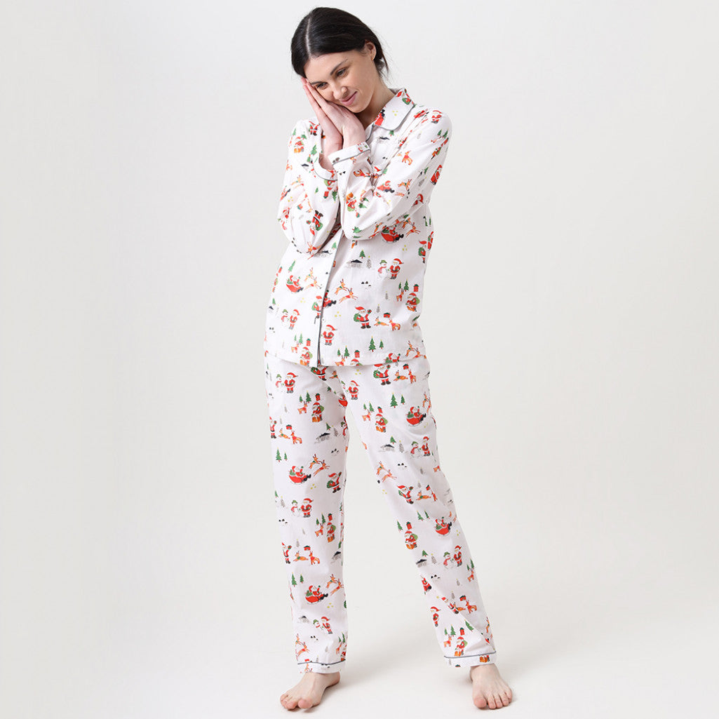 Women Dear Santa Pajama Set