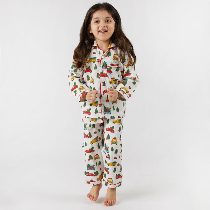 Christmas Trucks Pajama Set