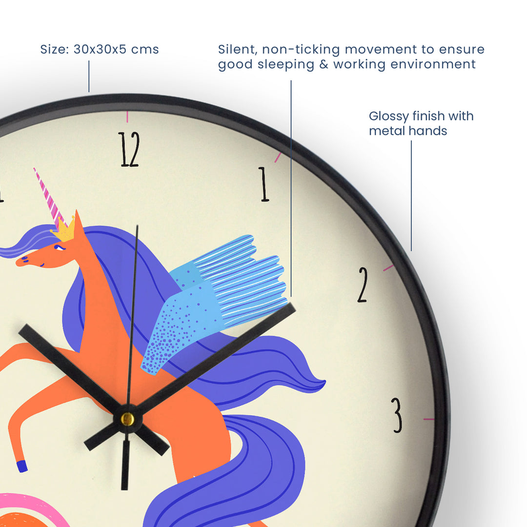 Wall Clock - Magical Unicorn