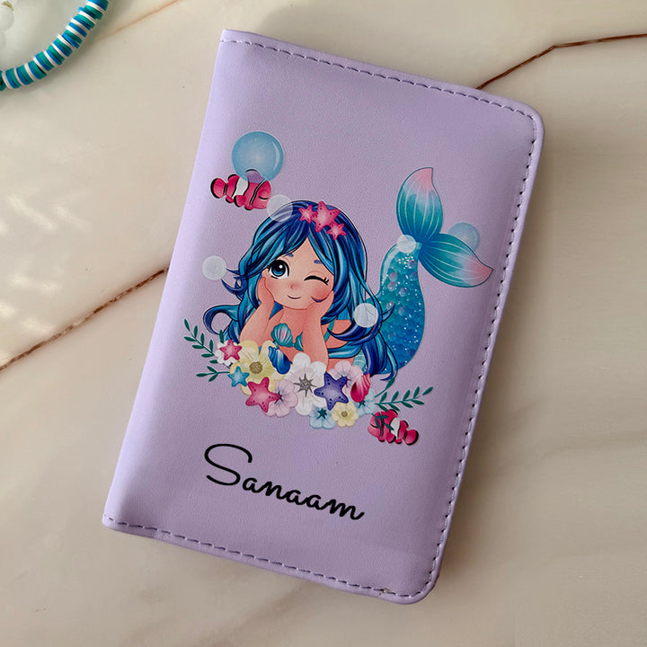 Passport cover + Luggage tag -  Mermaid