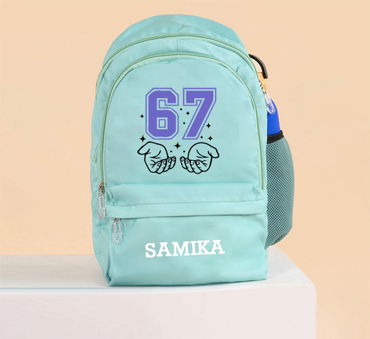Printed backpack- 67 series
