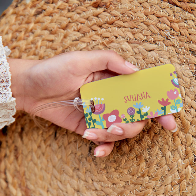 Name Tag - Flower Power