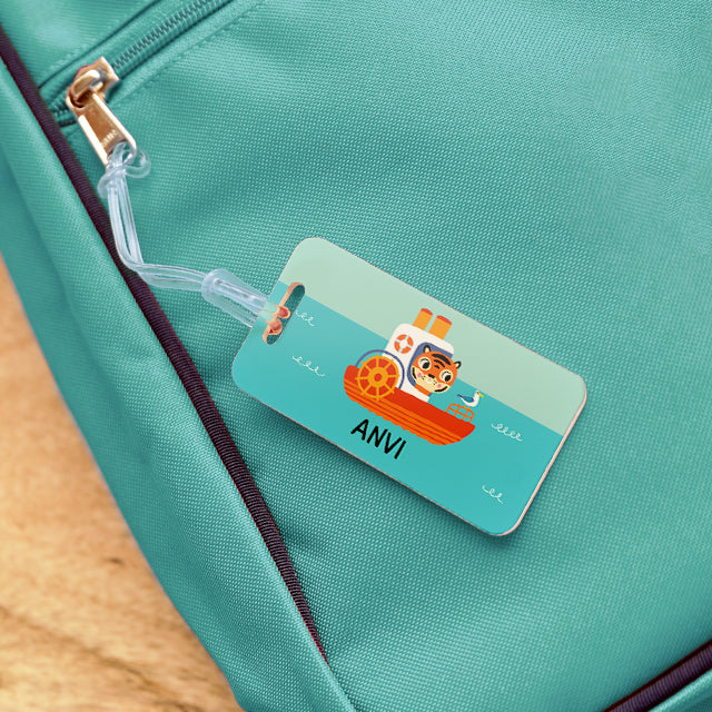 Name Tag - Let's Travel