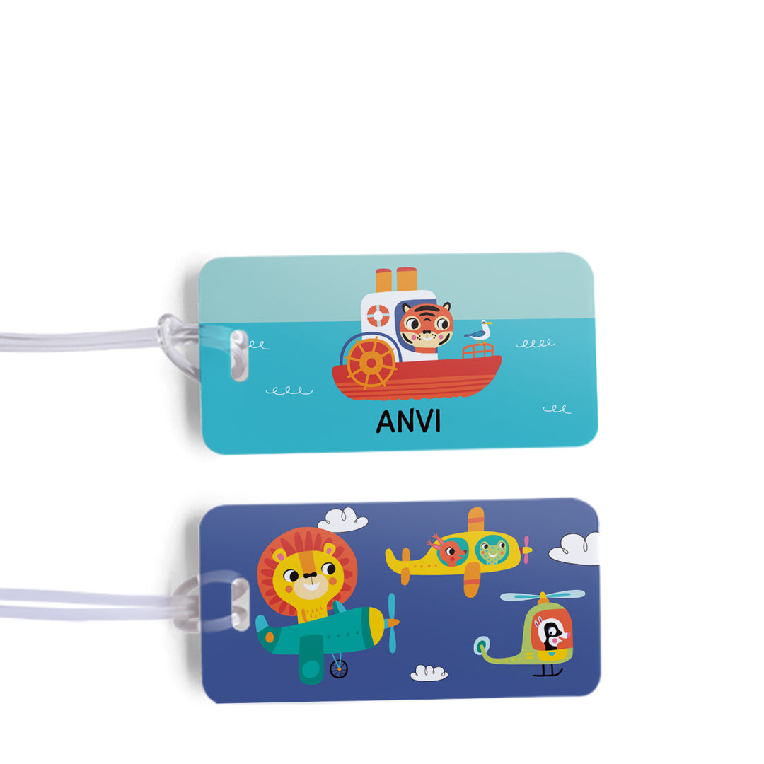 Name Tag - Let's Travel