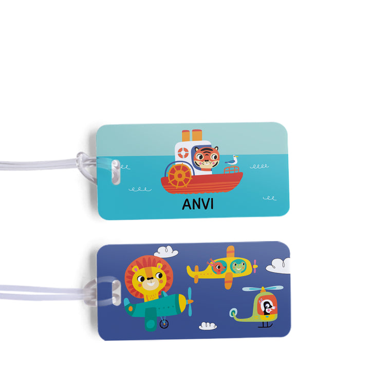 Name Tag - Let's Travel