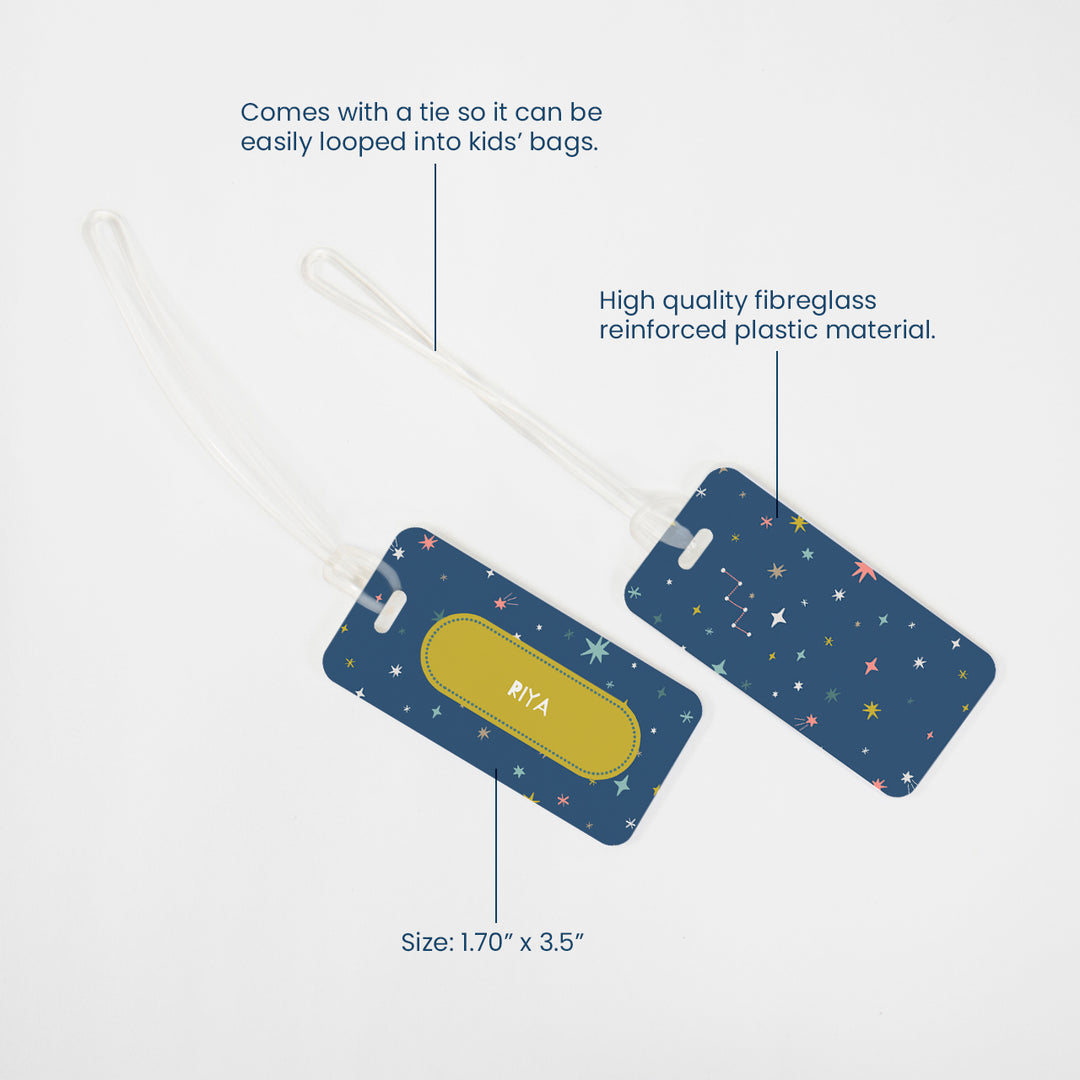 Name Tag - Twinkling Stars
