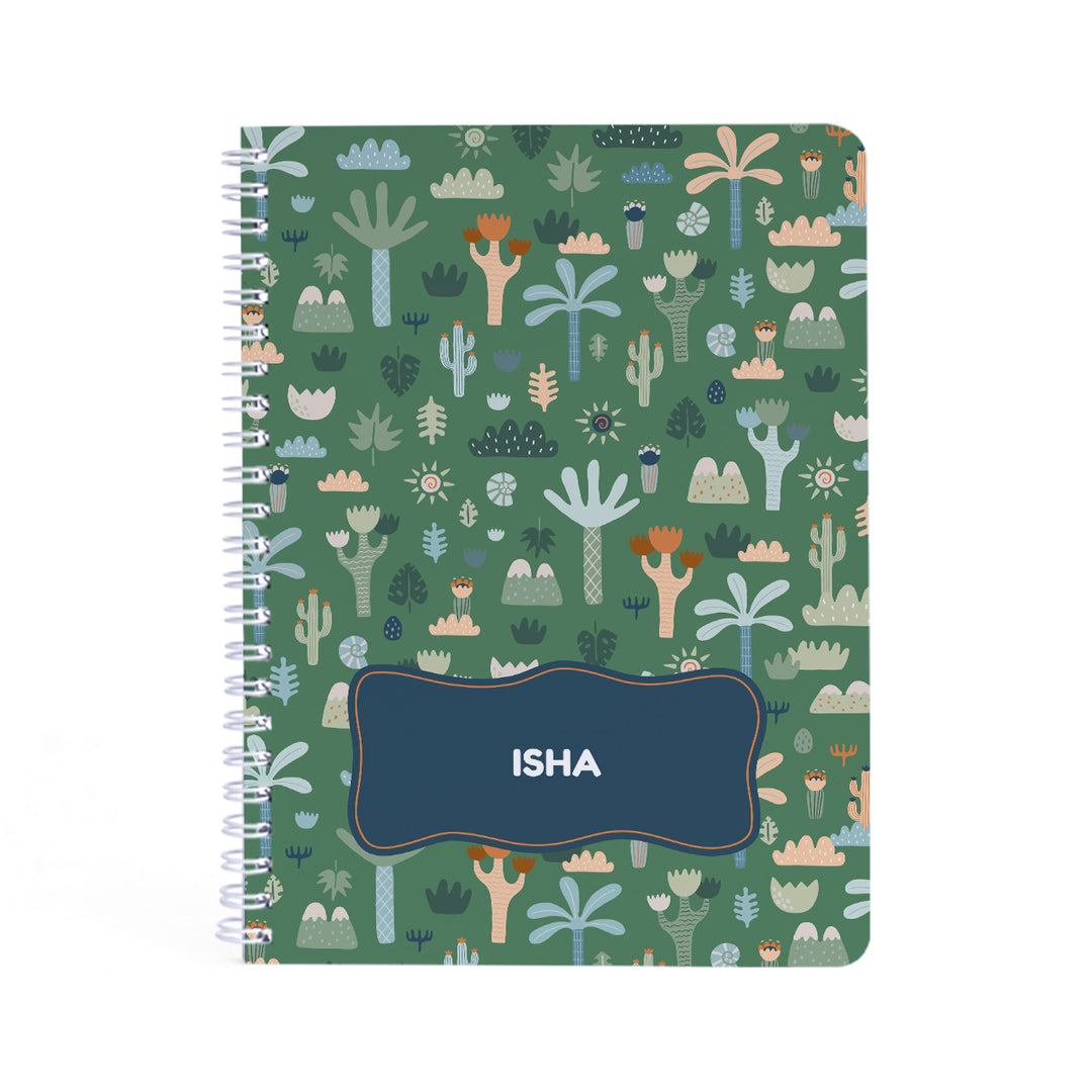 Personalised Spiral Notebook - Nature And I