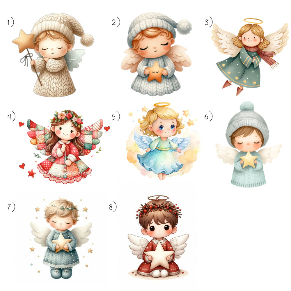 Babble Wrap Angel Aurelia Ornament