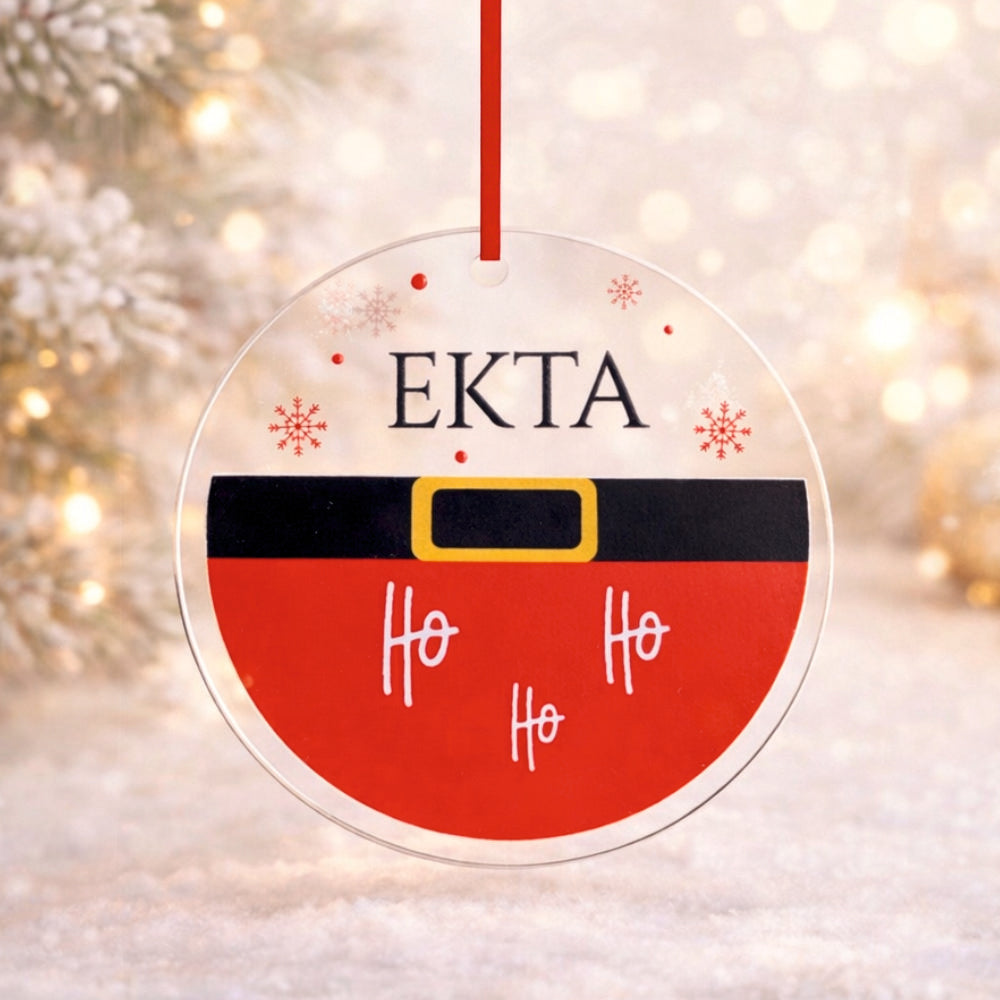 Babble Wrap Santa Suit Ornament