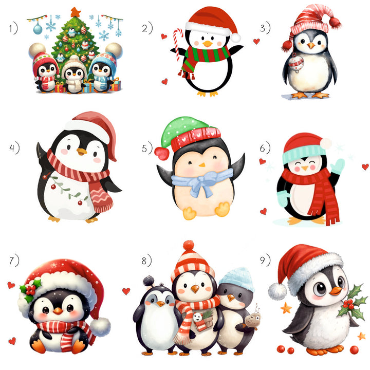 Babble Wrap Berry Bliss Penguin Ornament