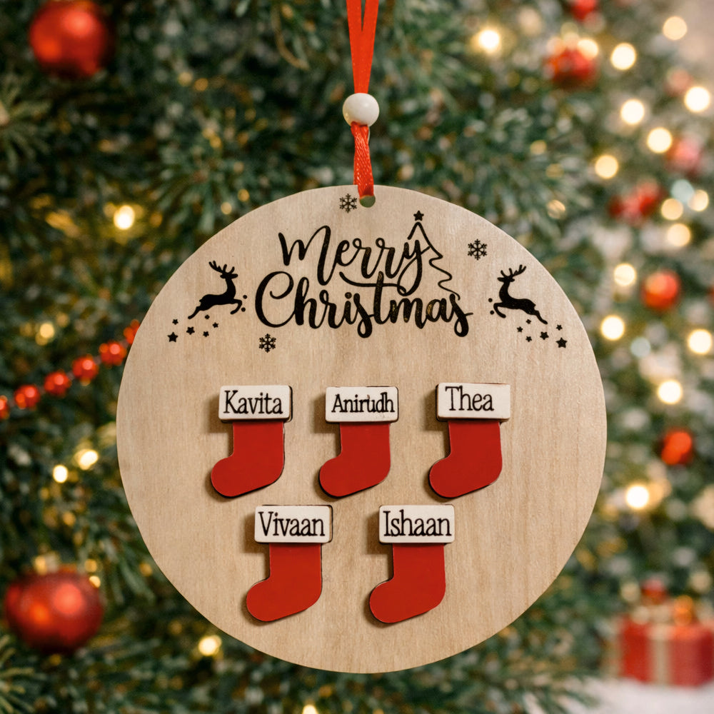 Babble Wrap Stockings & Stories Ornament