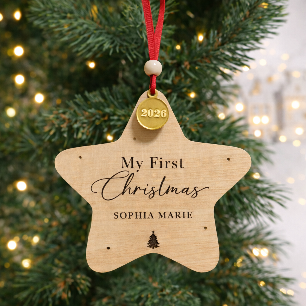 Babble Wrap Little Star Memory Ornament