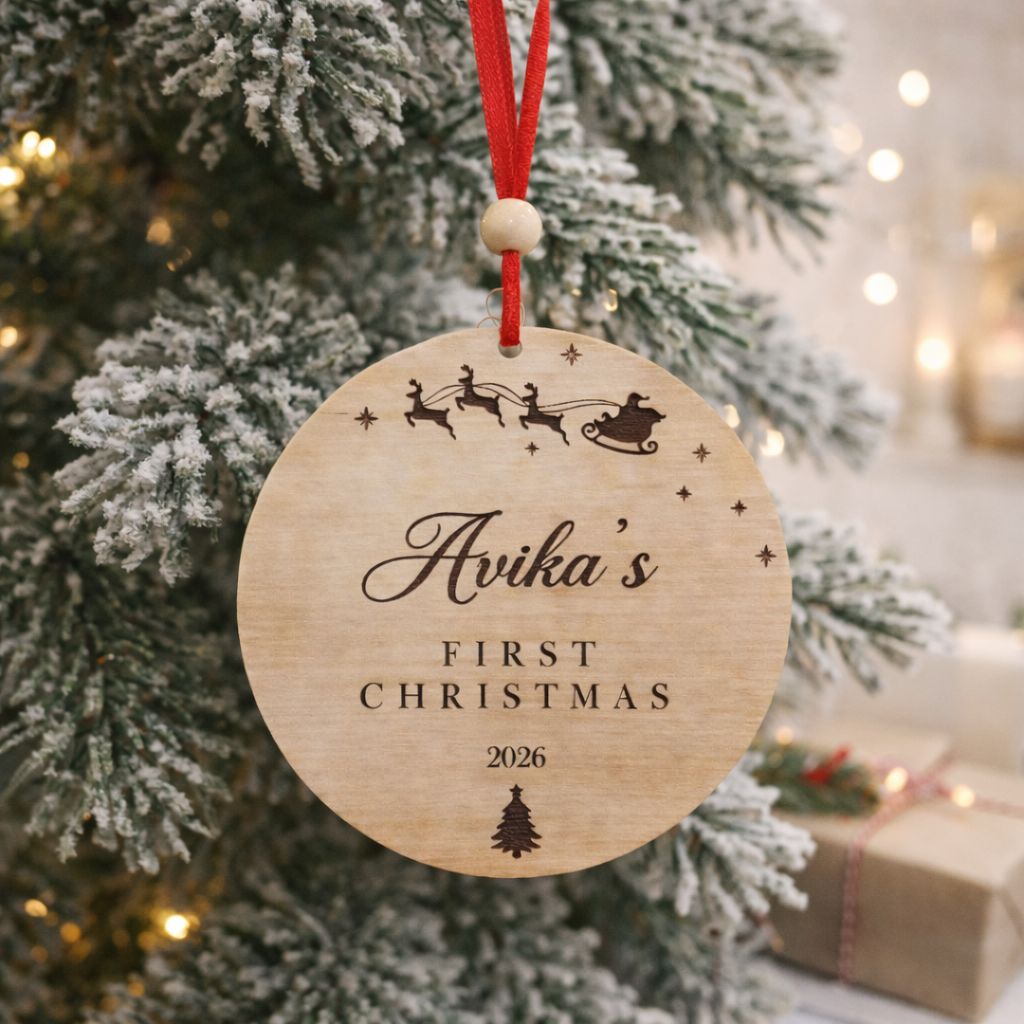 Babble Wrap Sleigh Ride Keepsake Ornament