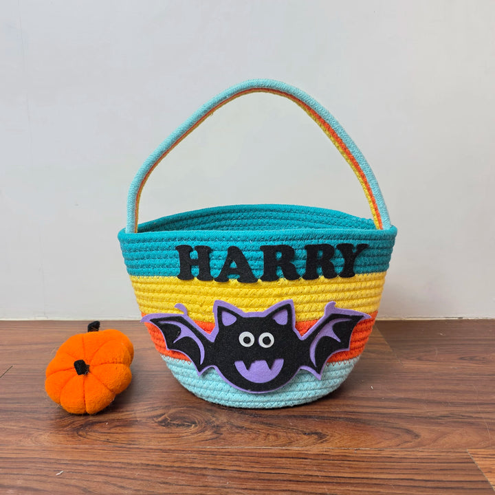 Trick-or-Treat Basket – Midnight Bat