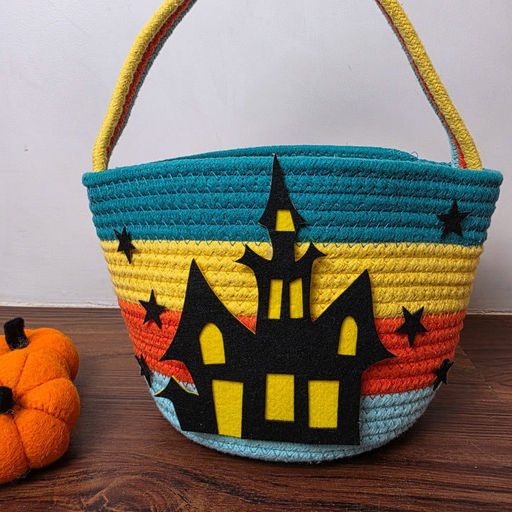 Trick-or-Treat Basket – Haunted House