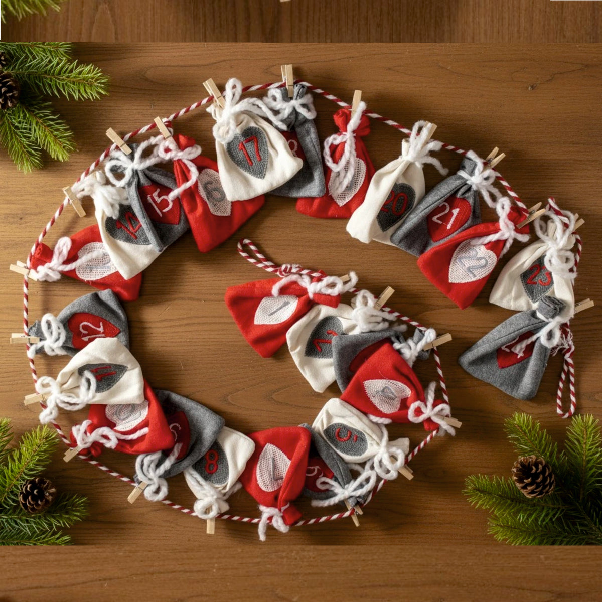 24 Days of Joy Advent Garland