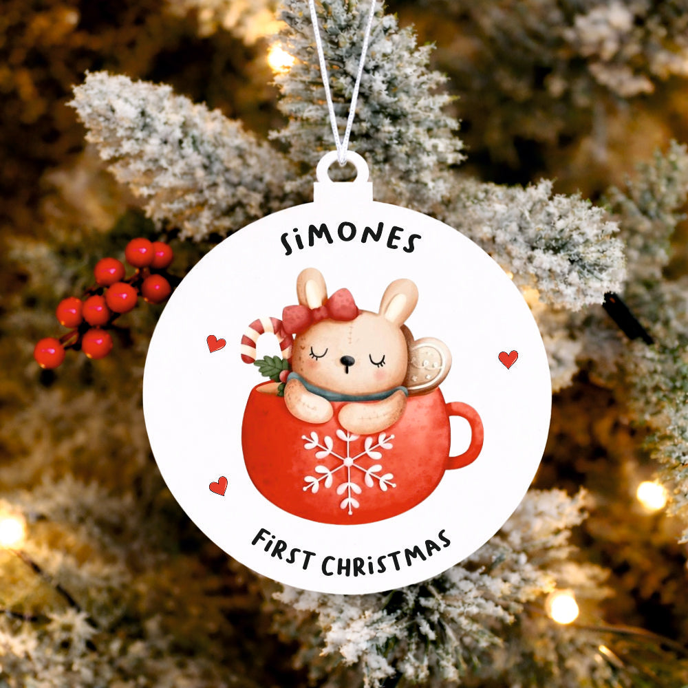 Babble Wrap Merry Cocoa Cup Ornament