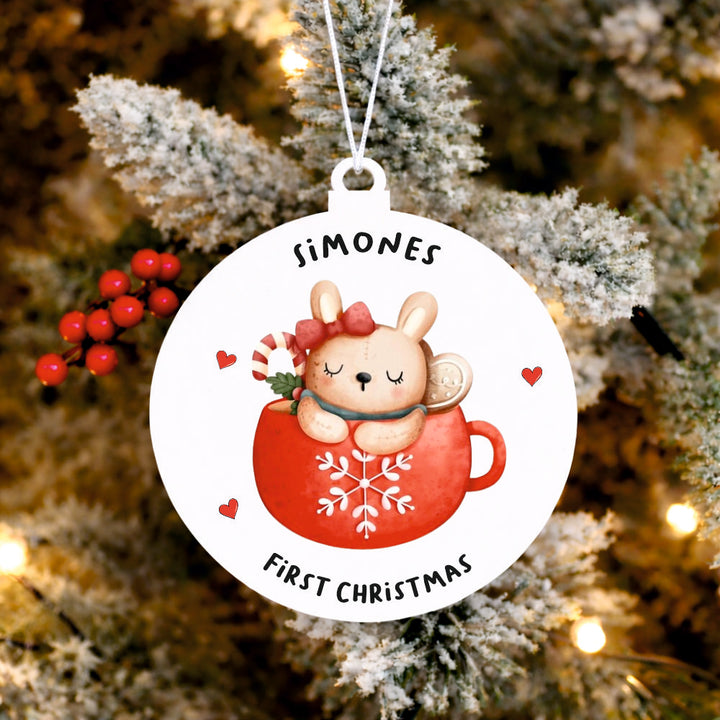 Babble Wrap Merry Cocoa Cup Ornament