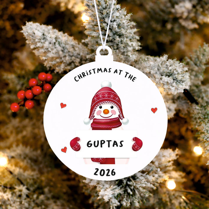 Babble Wrap Our Christmas Home Ornament