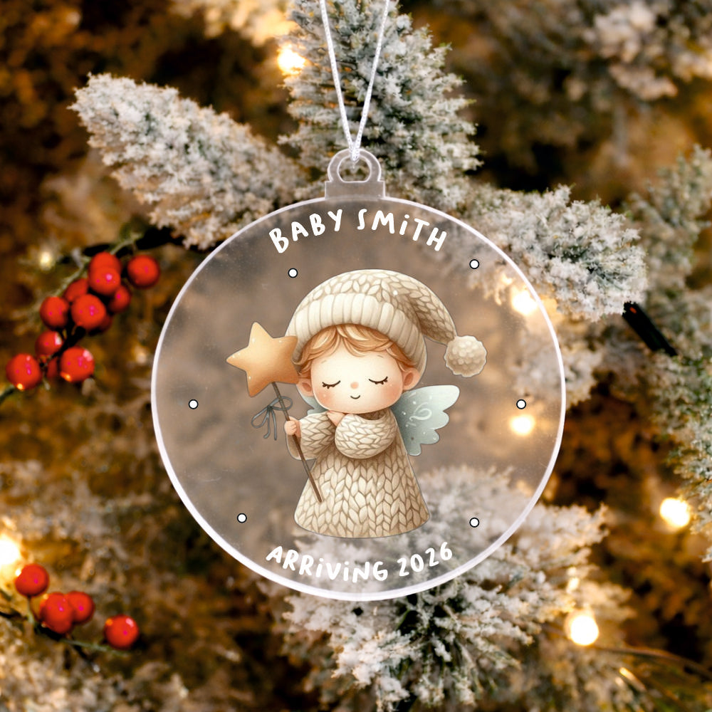 Babble Wrap Angel Aurelia Ornament