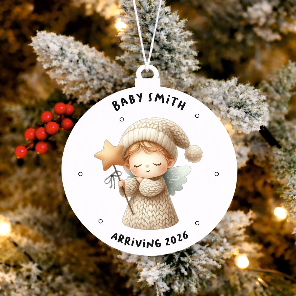 Babble Wrap Angel Aurelia Ornament