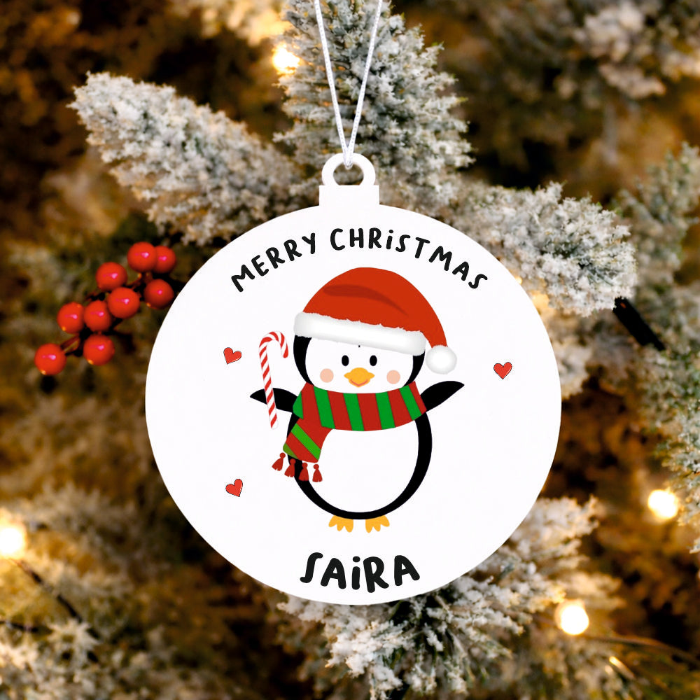 Babble Wrap Berry Bliss Penguin Ornament