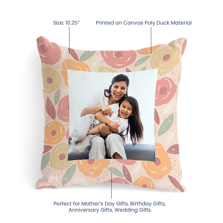 Personalised Photo Cushions - Fab Floral