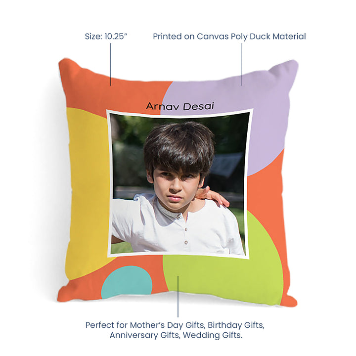 Personalised Photo Cushions - Polka